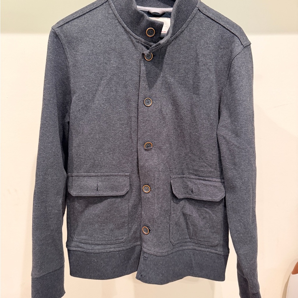 Banana Republic Men's Gray Button-Up Jacket